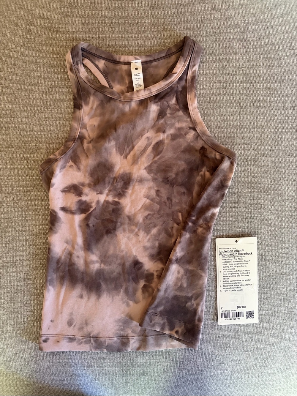 lululemon Align"
Waist-Length Racerback Size2